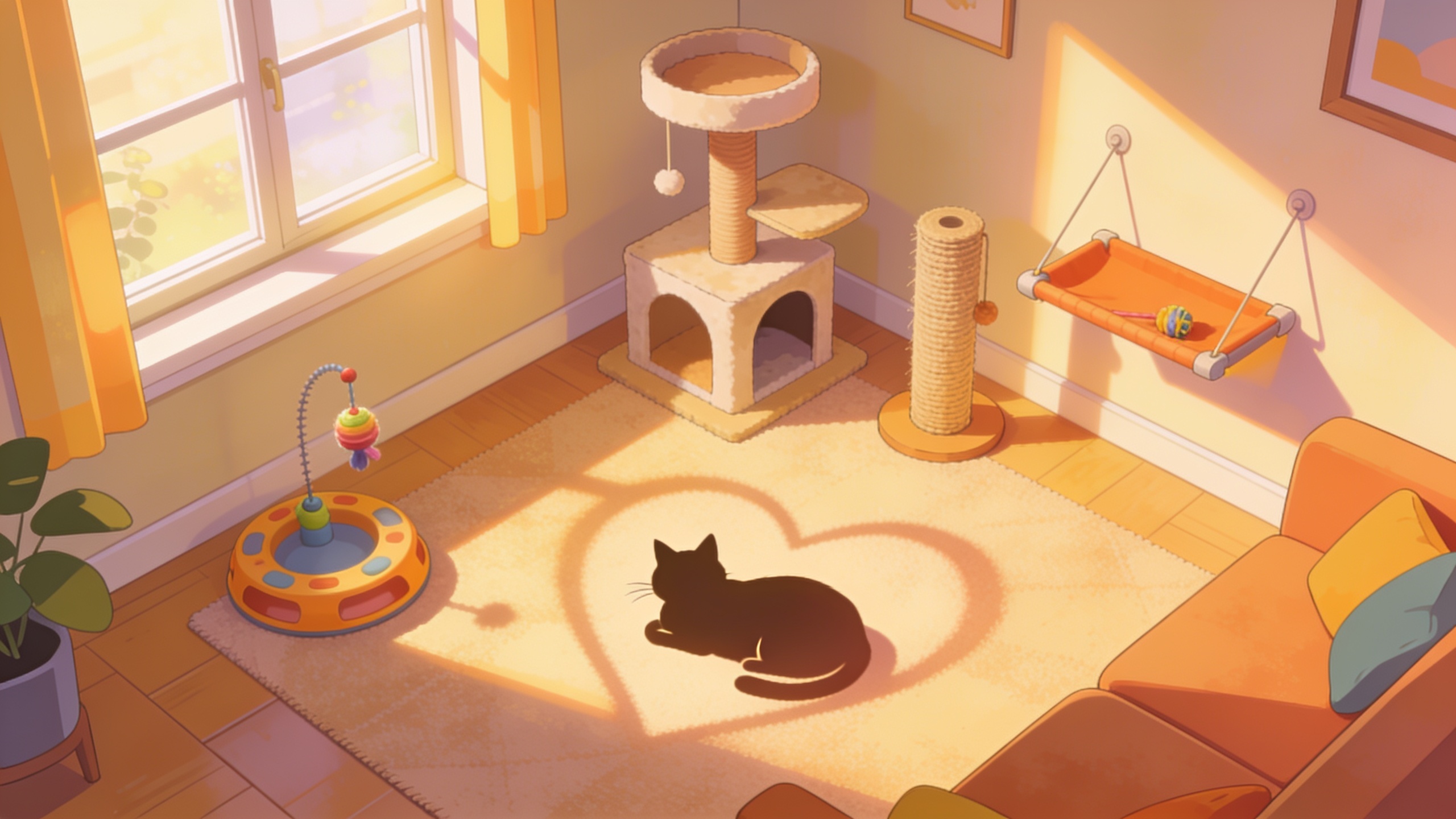 chat d'appartement